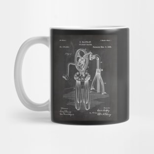 Egg Beater Patent - Baker Cook Chef Kitchen Décor Art - Black Chalkboard Mug